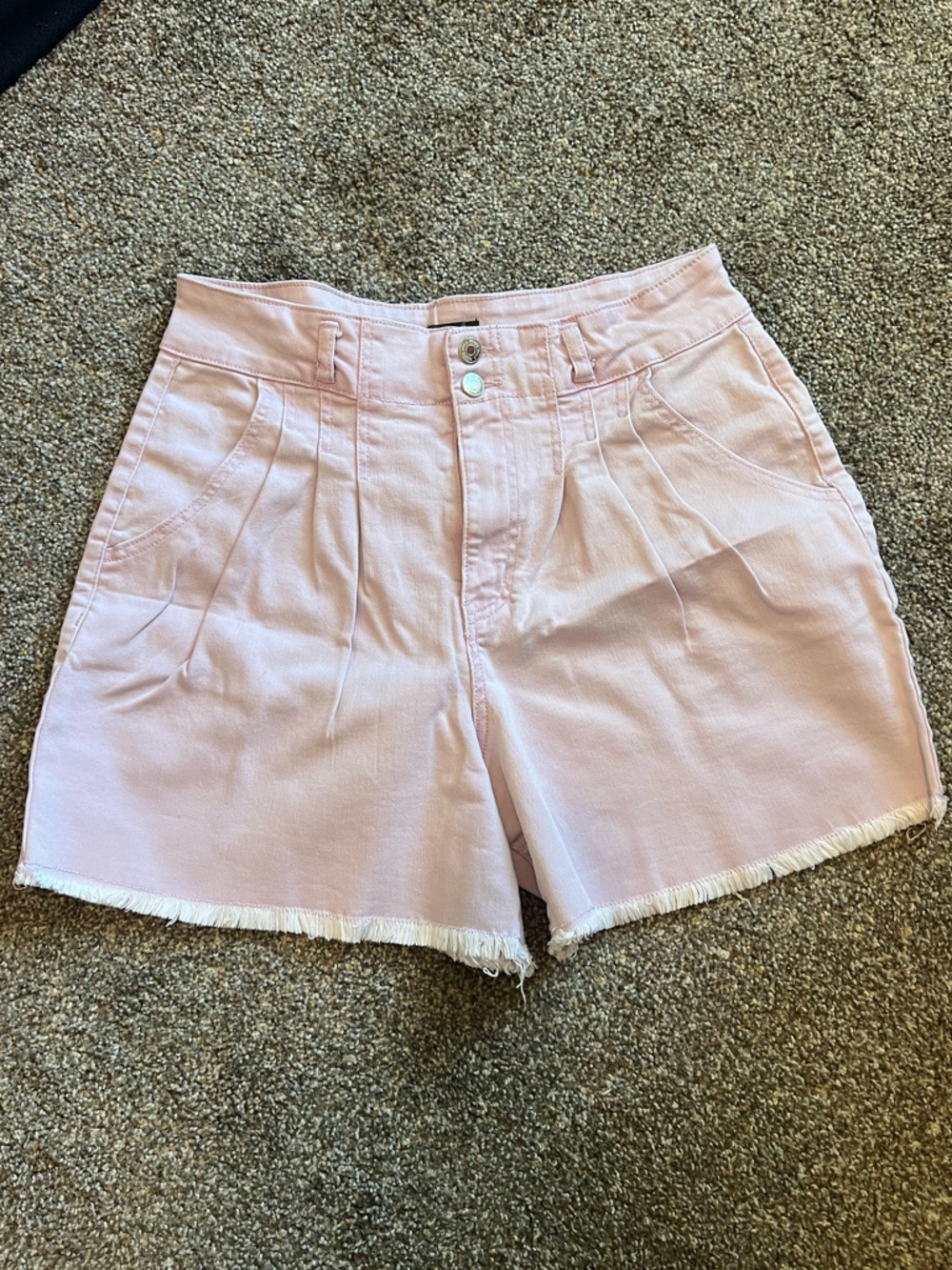 GREAT CONDITION wild fable Lilac High-Rise Frayed Hem Jean Shorts